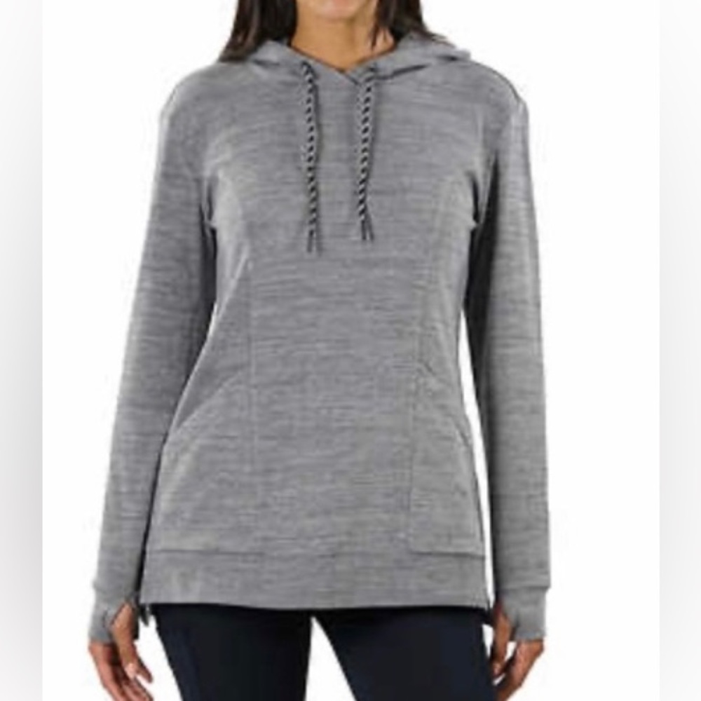 Women’s‎ Spyder Micro Fleece Hoodie with thumb holes. Size Large